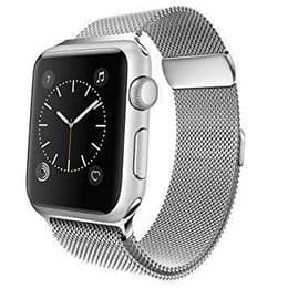Apple Watch (Series 1) 2016 GPS 42 mm - Acero inoxidable Plata - Milanesa Plata