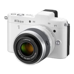 1 V1 - Blanco + Nikon Hybride - Nikon 1 V1 Blanc + Nikkor 1 10-30mm f/3.8-5.6