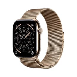 Apple Watch Series 11 (2025) GPS 42 mm - Aluminio Oro rosa - Pulsera Milanese Loop Oro