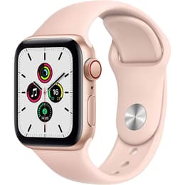 Apple Watch (Series SE) 2020 GPS + Cellular 40 mm - Aluminio Oro - Deportiva Rosa arena
