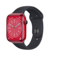 Apple Watch (Series 8) 2022 GPS 41 mm - Aluminio Rojo - Correa deportiva Negro