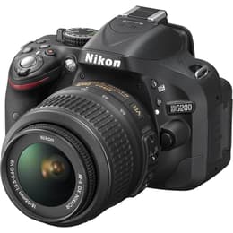 Réflex D5200 - Negro + Nikon AF-S DX Nikkor 18-55mm f/3.5-5.6G ED VR f/3.5-5.6