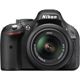 Cámara Reflex - Nikon D5200 - Negro + Objetivo Nikon AF-S DX 18-105mm
