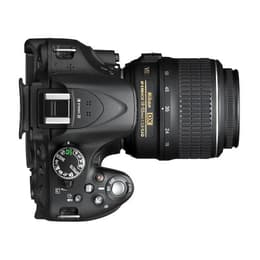 Réflex D5200 - Negro + Nikon AF-S DX Nikkor 18-55mm f/3.5-5.6G ED VR f/3.5-5.6