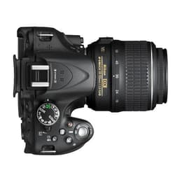 Cámara Reflex - Nikon D5200 - Negro + Objetivo Nikon AF-S DX 18-105mm