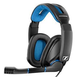 Cascos reducción de ruido gaming con cable micrófono Sennheiser GSP 300 - Negro/Azul