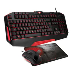Spirit Of Gamer Teclado AZERTY Francés retroiluminado PRO-MK3