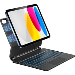 Hou Teclado QWERTY Wireless retroiluminado MF-10