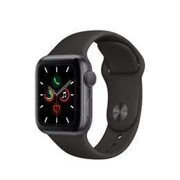 Apple Watch Series 5 (2019) GPS 44 mm - Aluminio Gris espacial - Correa loop deportiva Negro