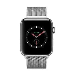 Apple Watch (Series 4) 2018 GPS + Cellular 44 mm - Acero inoxidable Plata - Milanesa Plata