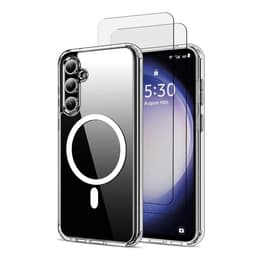 Funda Galaxy S23 fe y 2 protectores de pantalla - TPU - Transparente
