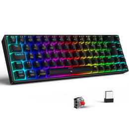 Spirit Of Gamer Teclado AZERTY Francés Wireless retroiluminado XPERT K200