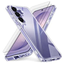 Funda Galaxy S26 Plus y 2 protectores de pantalla - TPU - Transparente