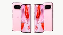 Pixel 9 Pro media rosa