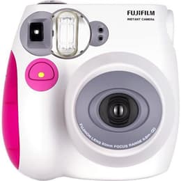 Cámara Instantánea - Fujifilm Instax mini 7S - Blanco/Rosa - Fujifilm Fujinon Lens 60 mm f/12.7