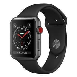 Apple Watch (Series 4) Septiembre 2018 40 mm - Aluminio Gris espacial - Correa Deportiva Negro