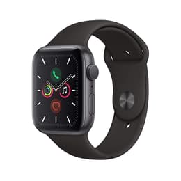 Apple Watch (Series 5) GPS 44 mm - Aluminio Gris espacial - Correa deportiva Negro