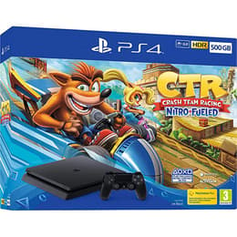 PlayStation 4 Slim 500GB - Jet black + Crash Team Racing: Nitro-Fueled