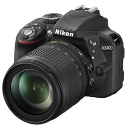Cámara réflex Nikon D3400 - Negro + objetivo Nikon AF-S DX Nikkor 18-105 mm f/3.5-5.6G ED VR