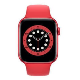 Apple Watch (Series 6) Septiembre 2020 44 mm - Aluminio Rojo - Correa Deportiva Rojo