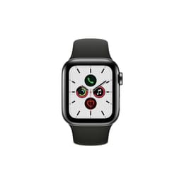 Apple Watch (Series 5) GPS + Cellular 40 mm - Acero inoxidable Negro - Deportiva Negro