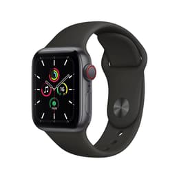 Apple Watch (Series SE) GPS + Cellular 40 mm - Aluminio Gris espacial - Correa deportiva Negro