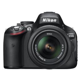 Cámara réflex Nikon D5100 - Negro + lente Nikon AF-S DX Nikkor 18-55mm f/3.5-5.6G VR