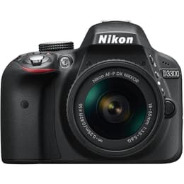 Réflex Nikon D3300 Negro + Objetivo Nikon AF-P DX Nikkor 18-55mm f/3.5-5.6G