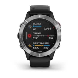 Relojes Cardio GPS Garmin Fenix 6 solar - Plata