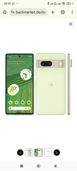 Google Pixel 7 128GB - Blanco - Libre | Back Market