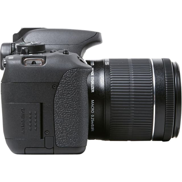 Compact - Canon EOS 700D SLR - Negro + Lente Canon 18-55 IS STM + 55-250 IS STM