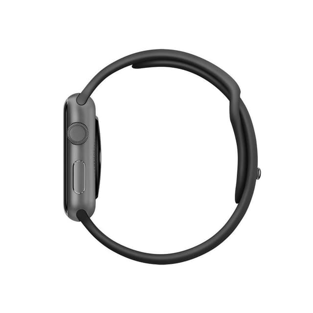 Apple Watch (Series 1) Marzo 2015 42 mm - Aluminio Gris espacial - Correa Deportiva Negro