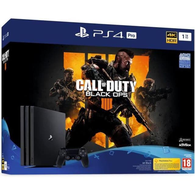 PlayStation 4 Pro 1000GB - Jet black + Call of Duty: Black Ops 4