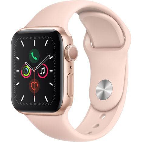 Apple Watch (Series 4) 2018 44 mm - Aluminio Oro - Correa Deportiva Rosa