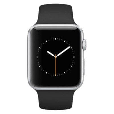 Apple Watch (Series 4) Septiembre 2018 44 mm - Aluminio Plata - Correa Deportiva Negro