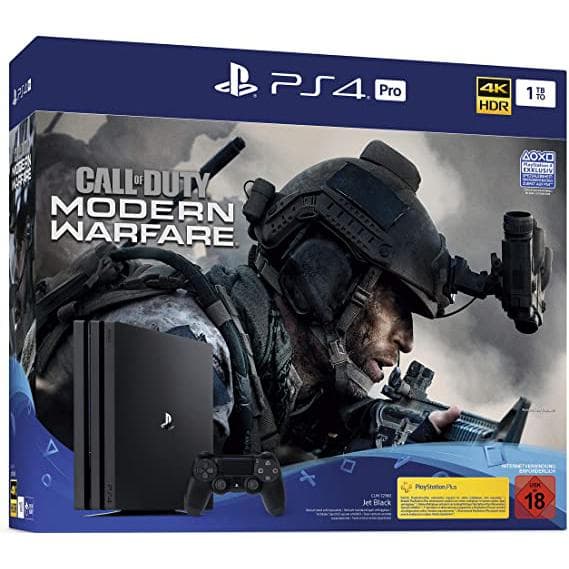 PlayStation 4 Pro 1000GB - Jet black + Call of Duty: Modern Warfare
