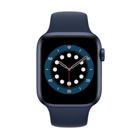 Apple Watch (Series 6) GPS 44 mm - Aluminio Azul - Correa Correa deportiva Azul