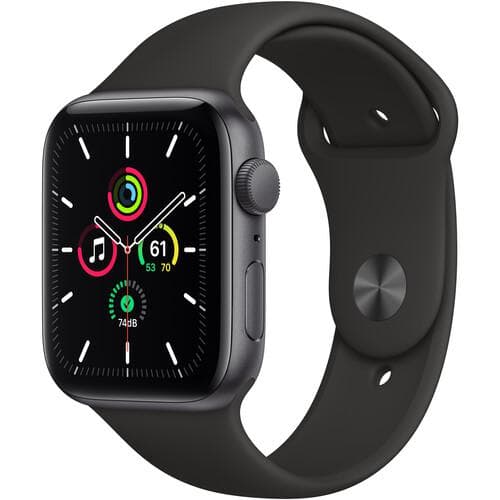 Apple Watch (Series SE) GPS 44 mm - Aluminio Gris espacial - Correa Correa deportiva Negro