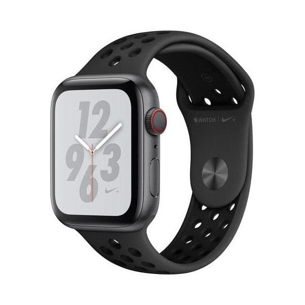 Apple Watch (Series 4) Septiembre 2018 44 mm - Aluminio Gris espacial - Correa Deportiva Nike Negro espacial