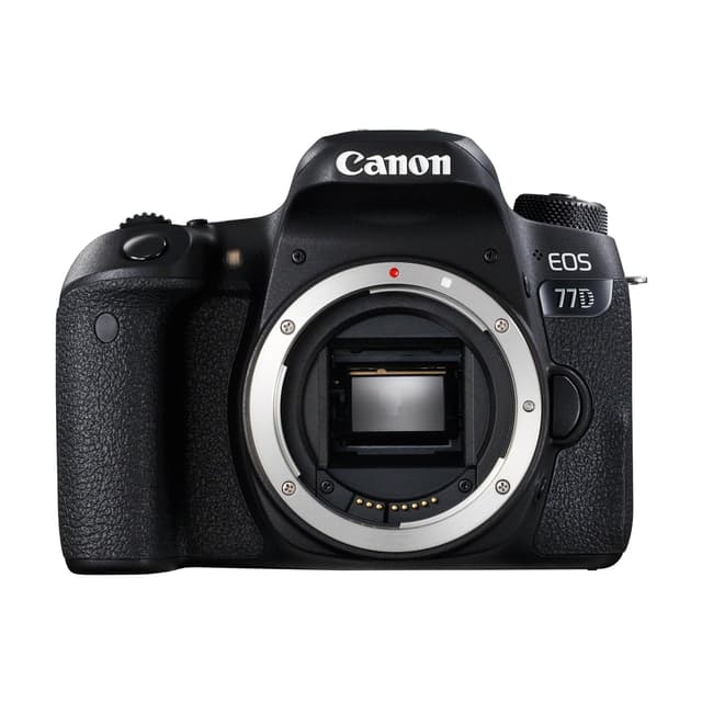 Reflex - Canon EOS 77D Sin objetivo - Negro