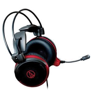 Cascos Gaming Micrófono Audio-Technica ATH-AG1X - Negro/Rojo