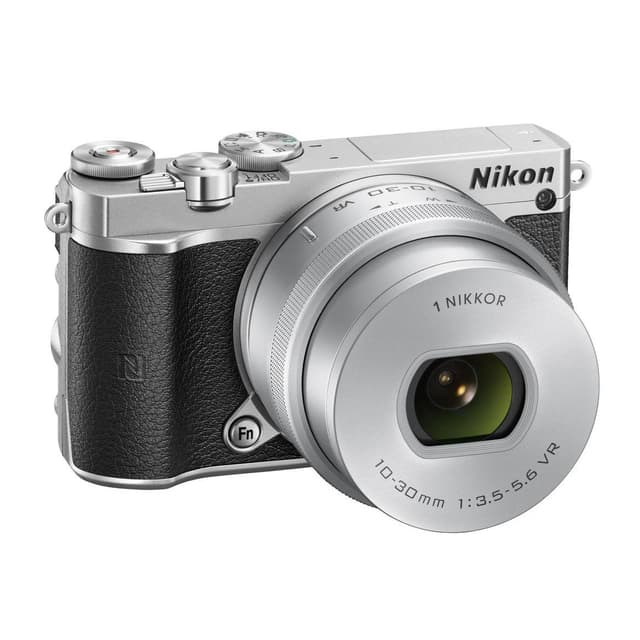 Cámara compacta Nikon 1 J5 + Objetivo 10-30mm - Plata / Negro