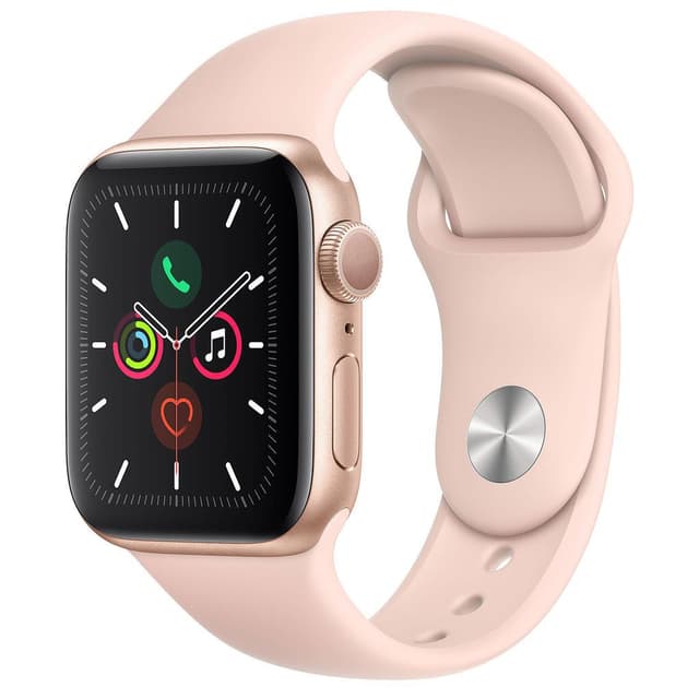 Apple Watch (Series 5) GPS + Cellular 40 mm - Aluminio Oro - Correa deportiva Rosa