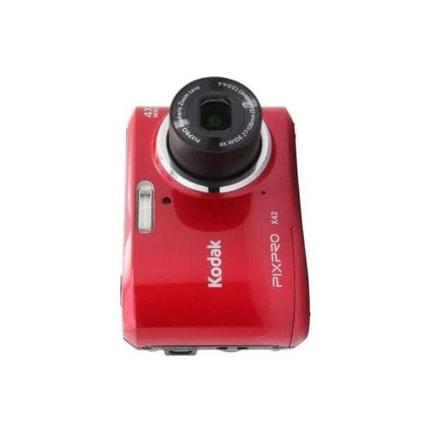 Cámara compacta Kodak pixpro x42 - Rojo + Objetivo PIXPRO Aspheric Zoom Lens 27-108mm F 3.0-6.6