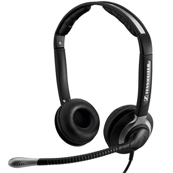 Cascos con cable micrófono Sennheiser CC 550 - Negro