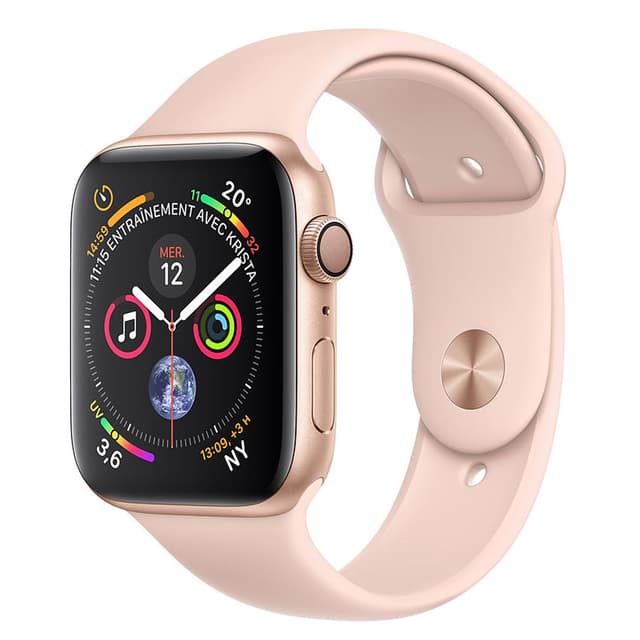 Apple Watch (Series 4) GPS + Cellular 40 mm - Aluminio Oro - Correa deportiva Oro Rosa