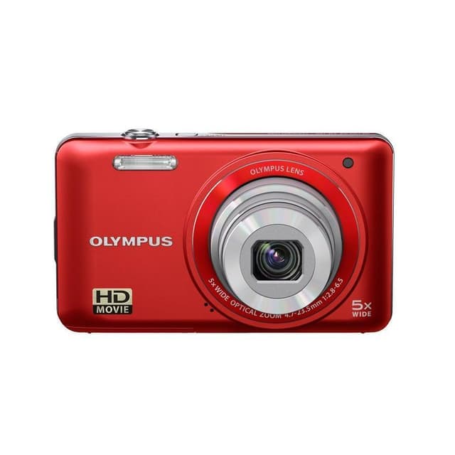 Cámara compacta Olympus VG-130 - Rojo + Objetivo Olympus Lens 5x Wide Optical Zoom 26-130mm f/2.8-6.5