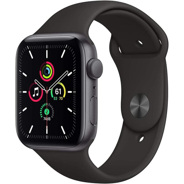 Apple Watch (Series SE) GPS 40 mm - Aluminio Gris espacial - Correa deportiva Negro