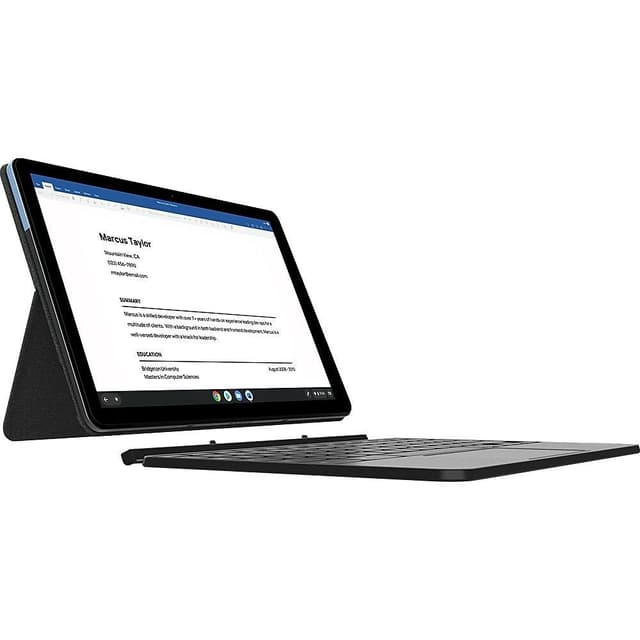 Lenovo IdeaPad Duet ChromeBook Helio 2 GHz 64GB SSD - 4GB QWERTZ - Alemán