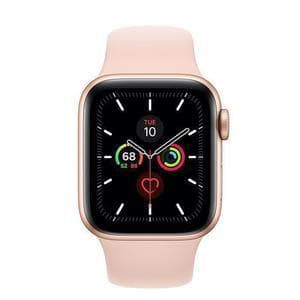 Apple Watch (Series 6) Septiembre 2020 44 mm - Acero inoxidable Oro Rosa - Correa Deportiva Rosa